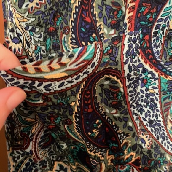 NWOT Zara Printed Flare Pants - Picture 8 of 10
